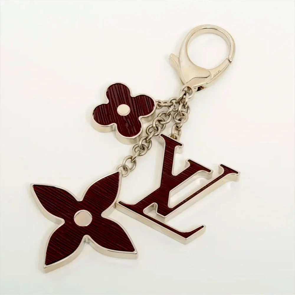 Louis Vuitton Bijou Sac Fleur De Epi Bag Charm Amarante - Picture 1 of 3